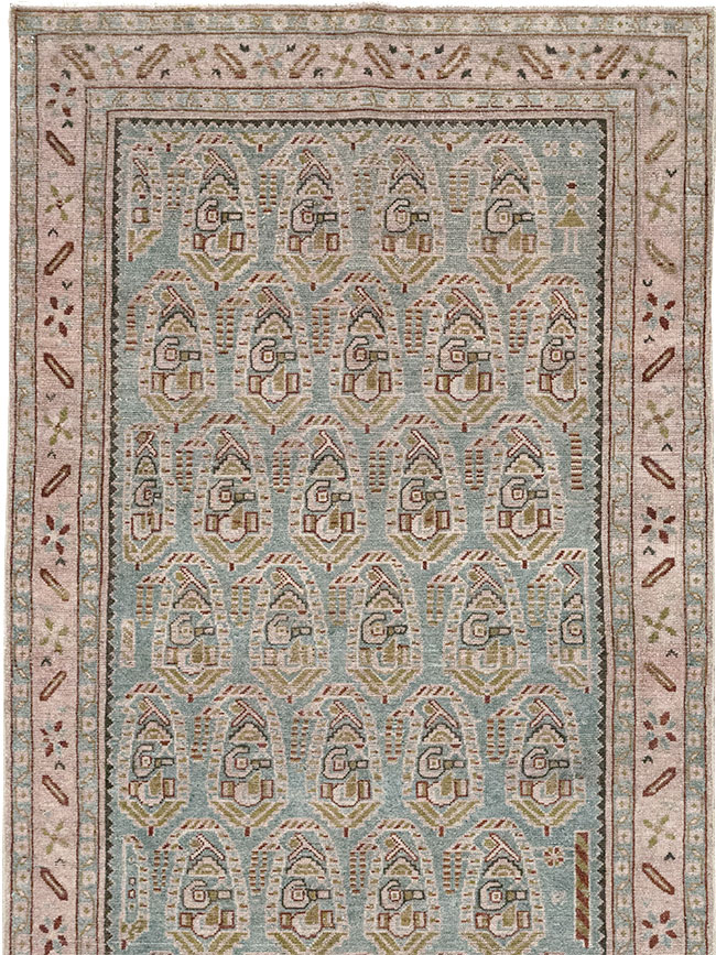 Vintage Persian Malayer Long Runner, No.32678 - Galerie Shabab
