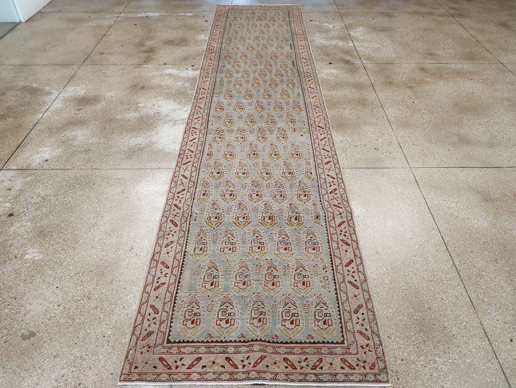 Vintage Persian Malayer Long Runner, No.32678 - Galerie Shabab