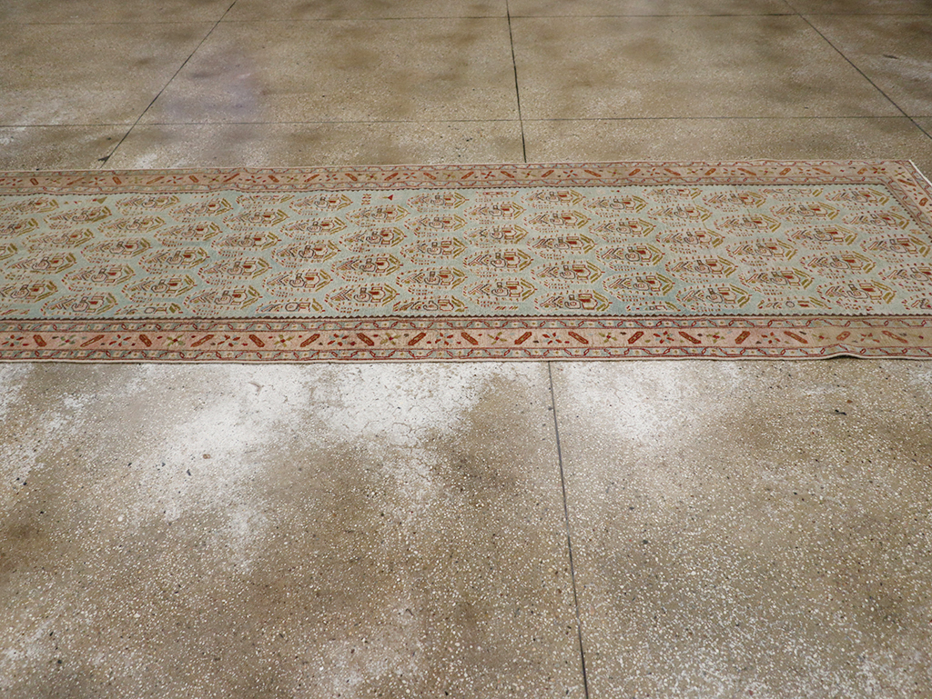 Vintage Persian Malayer Long Runner, No.32679 - Galerie Shabab