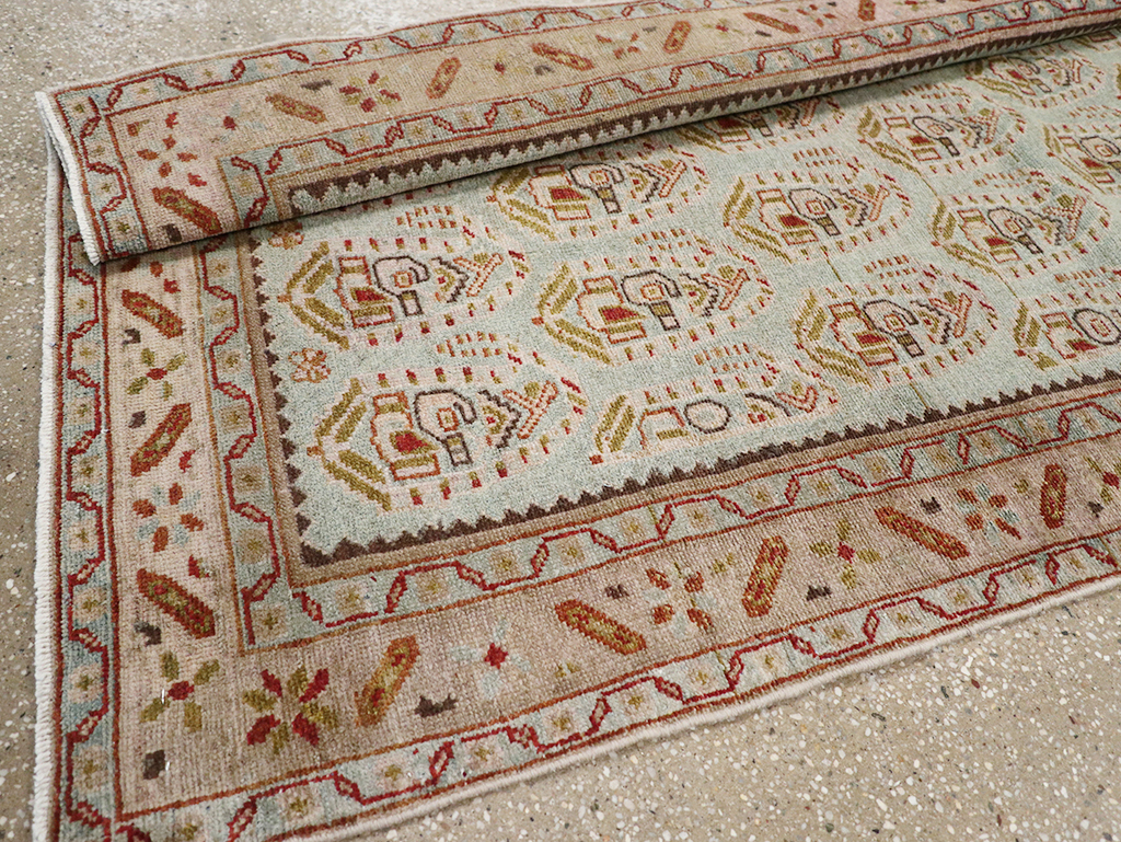 Vintage Persian Malayer Long Runner, No.32679 - Galerie Shabab