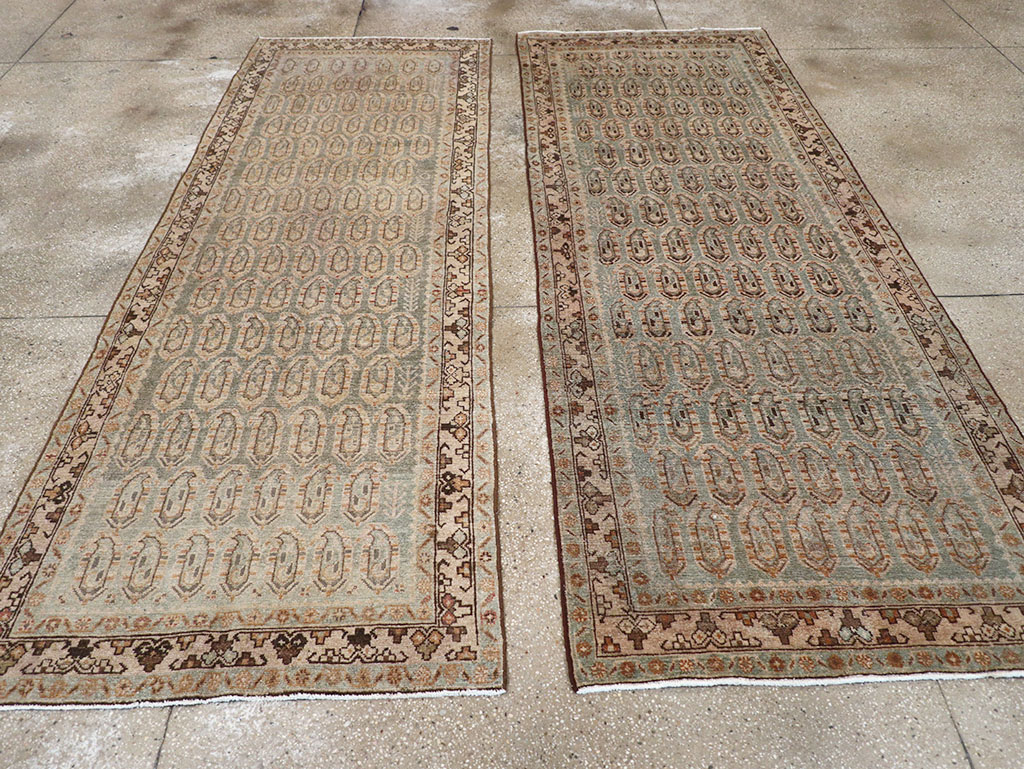 Vintage Persian Malayer Runner, No.32680 - Galerie Shabab