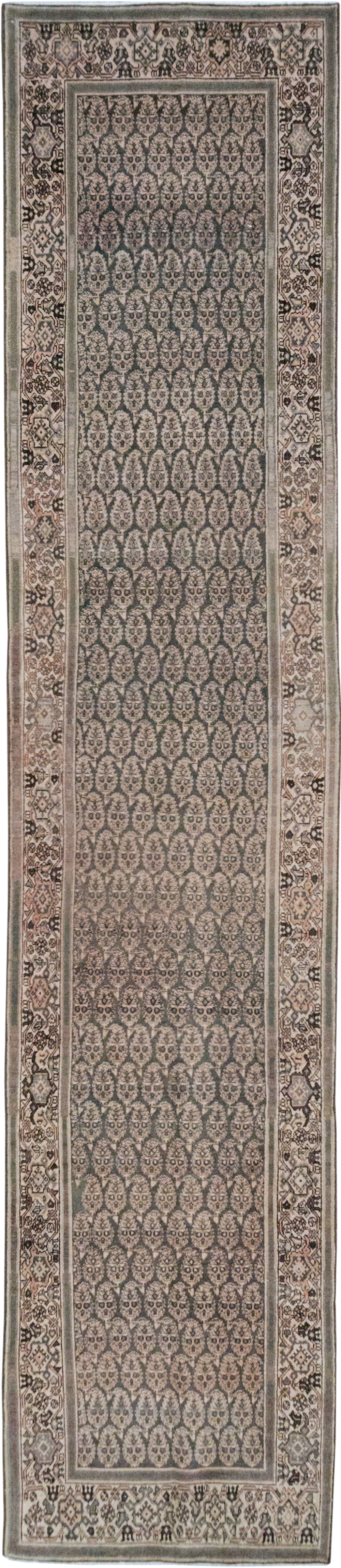Antique Persian Malayer Long Runner, No.32682 - Galerie Shabab