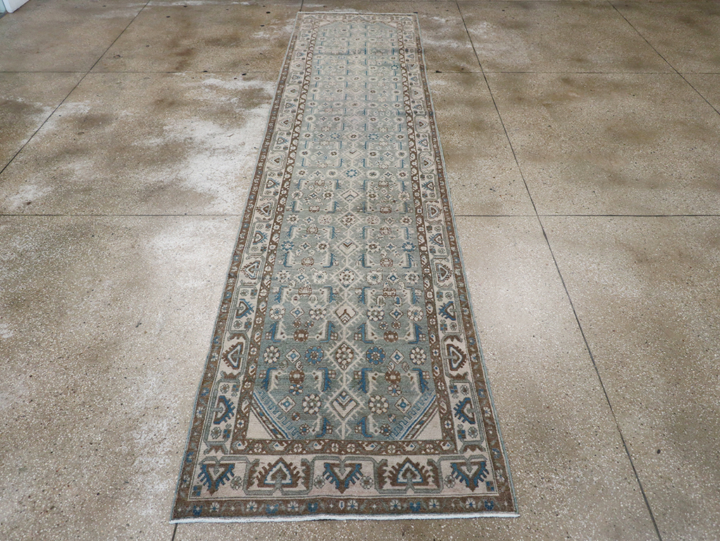 Vintage Persian Malayer Runner, No.32683 - Galerie Shabab