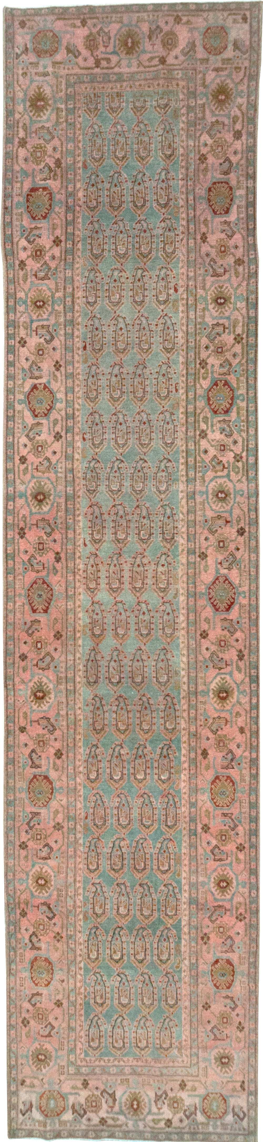 Vintage Persian Malayer Long Runner, No.32684 - Galerie Shabab