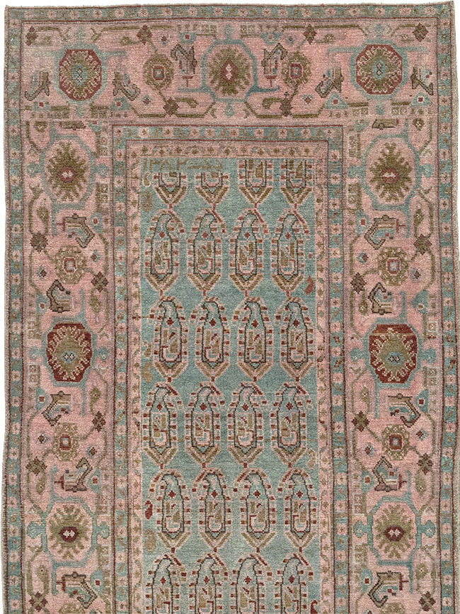 Vintage Persian Malayer Long Runner, No.32684 - Galerie Shabab