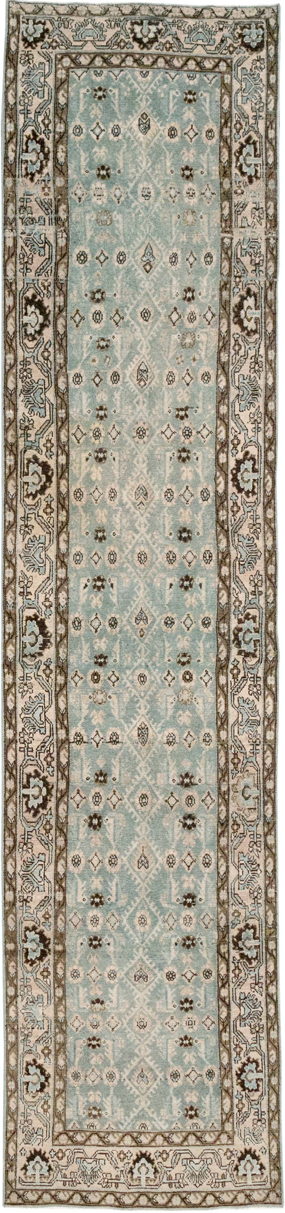 Vintage Persian Malayer Runner, No.32686 - Galerie Shabab