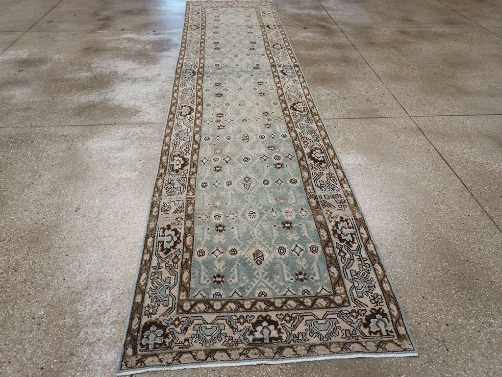 Vintage Persian Malayer Runner, No.32686 - Galerie Shabab