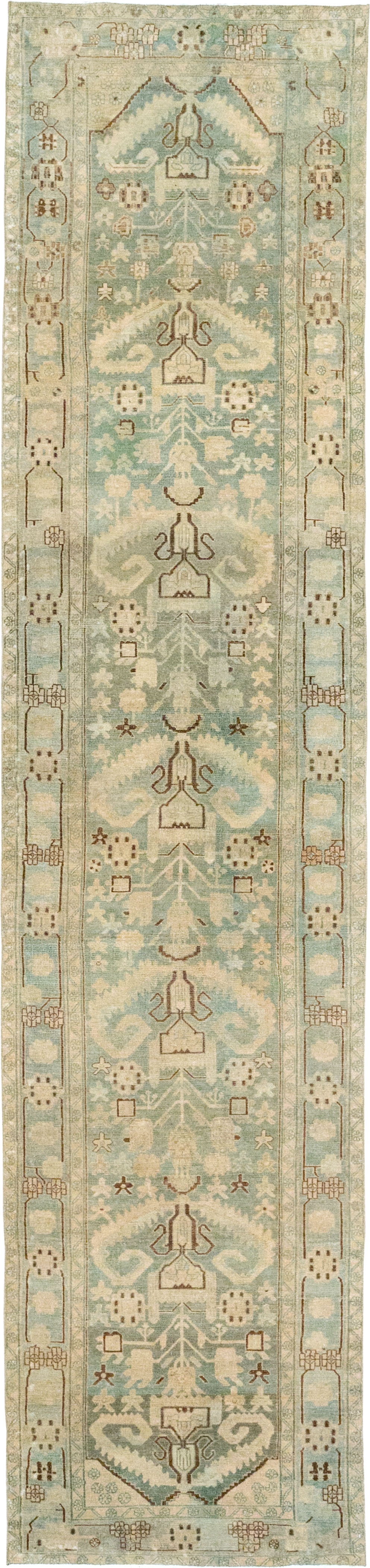 Vintage Persian Malayer Long Runner, No.32687 - Galerie Shabab