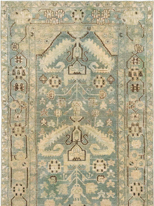 Vintage Persian Malayer Long Runner, No.32687 - Galerie Shabab