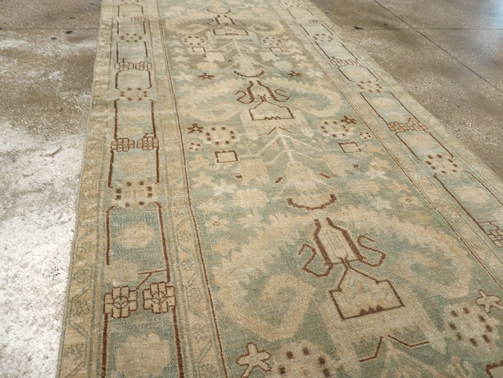 Vintage Persian Malayer Long Runner, No.32687 - Galerie Shabab