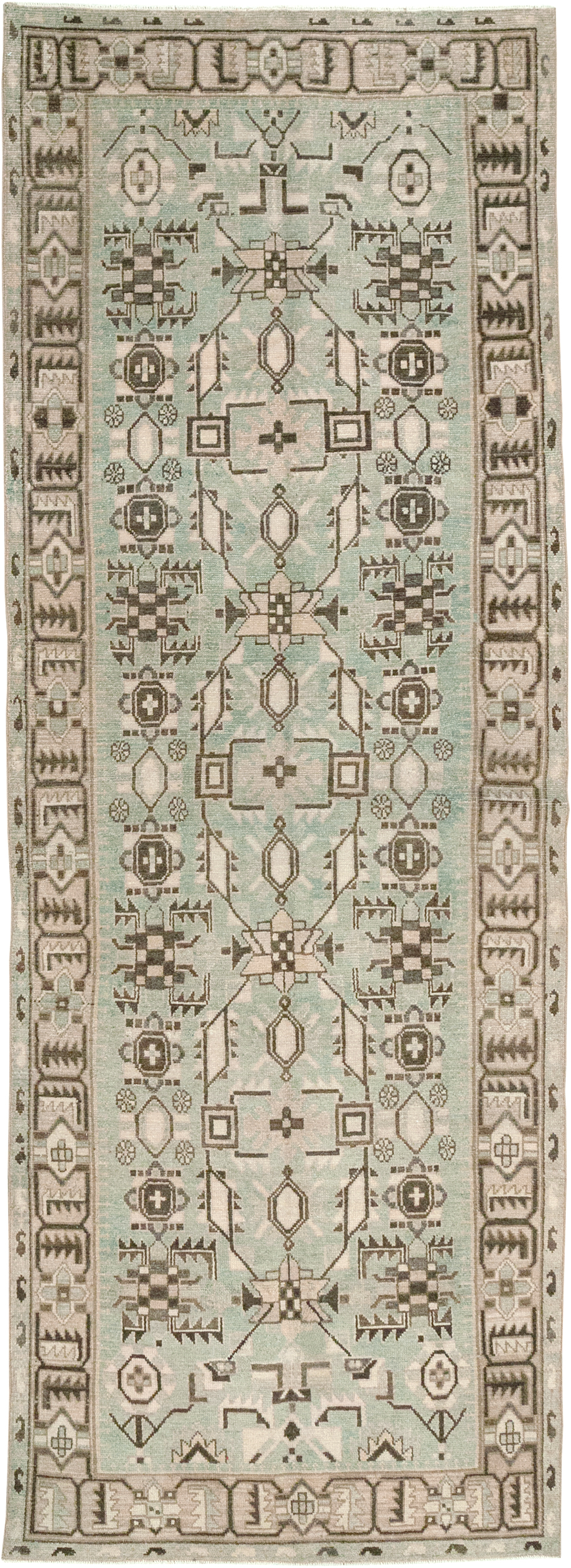 Vintage Persian Malayer Runner, No.32689 - Galerie Shabab