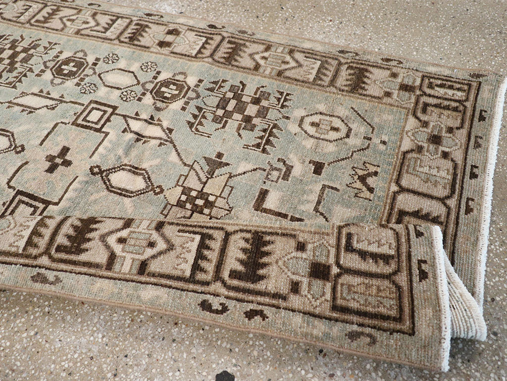 Vintage Persian Malayer Runner, No.32689 - Galerie Shabab