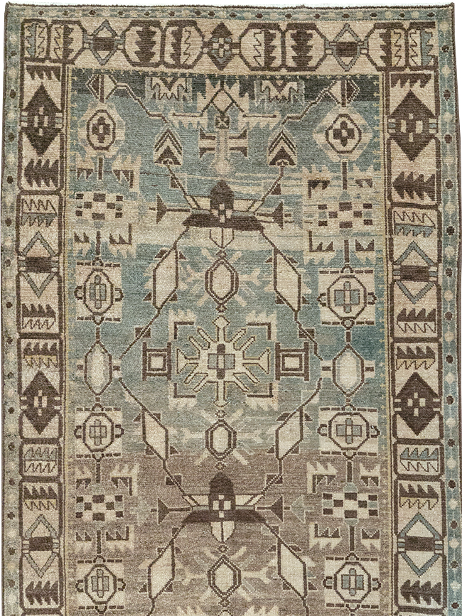 Vintage Persian Malayer Runner, No.32690 - Galerie Shabab