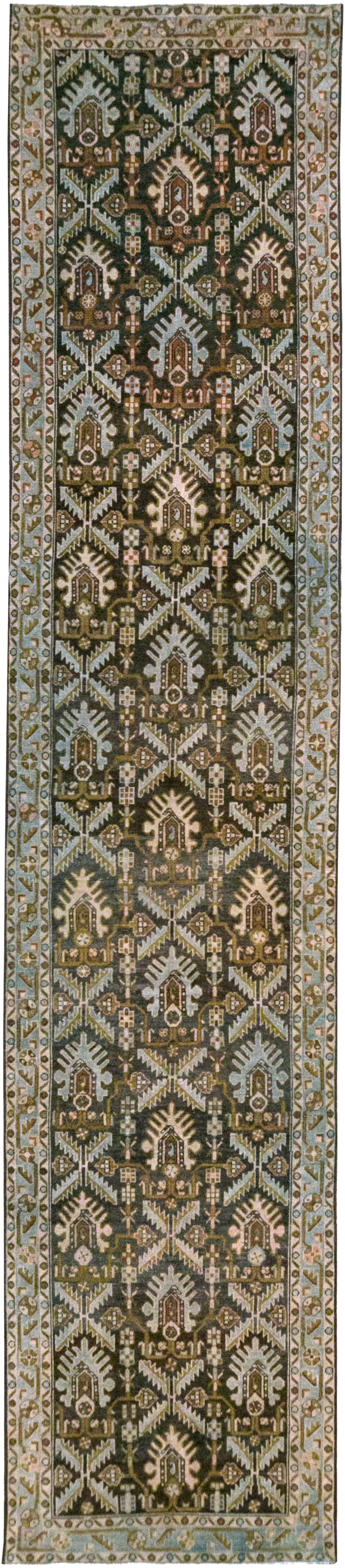 Vintage Persian Malayer Long Runner, No.32692 - Galerie Shabab