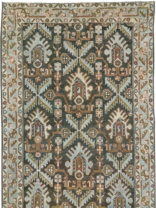 Vintage Persian Malayer Long Runner, No.32692 - Galerie Shabab