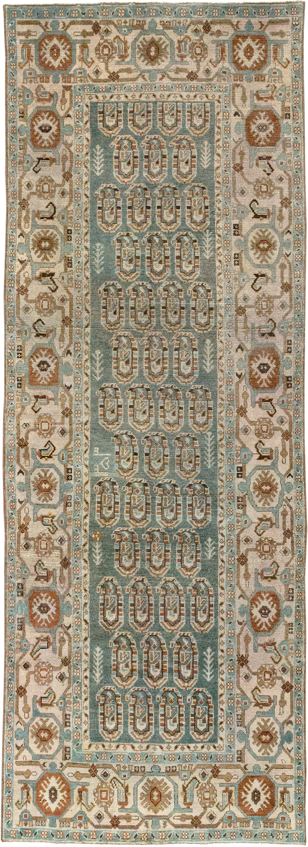 Vintage Persian Malayer Runner, No.32693 - Galerie Shabab