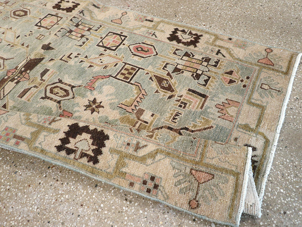 Vintage Persian Malayer Runner, No.32694 - Galerie Shabab