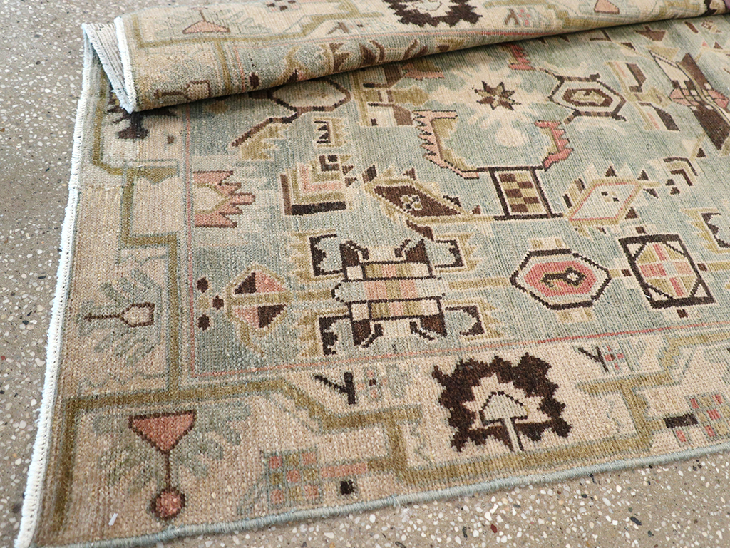 Vintage Persian Malayer Runner, No.32694 - Galerie Shabab