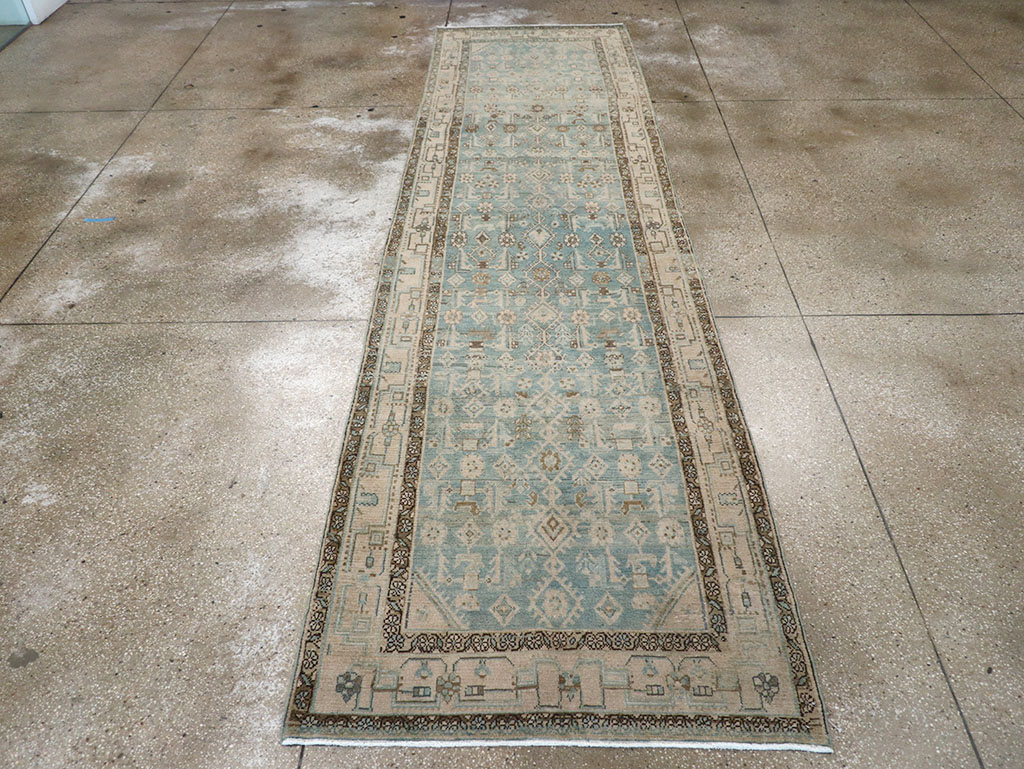 Vintage Persian Malayer Runner, No.32700 - Galerie Shabab