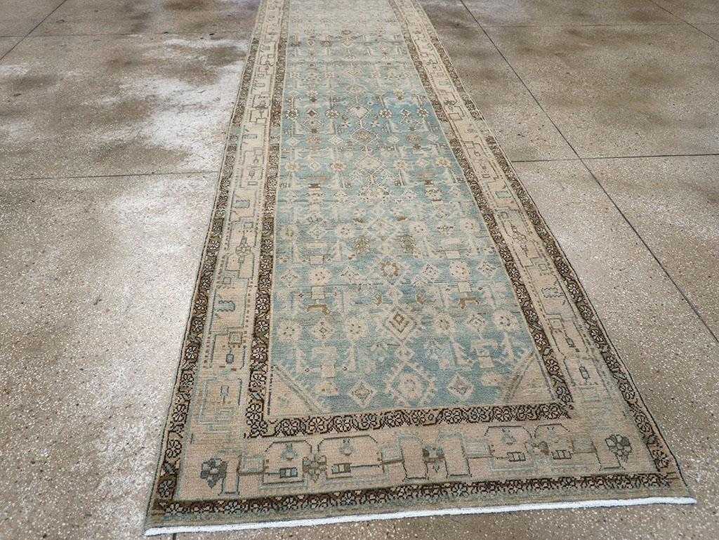 Vintage Persian Malayer Runner, No.32700 - Galerie Shabab