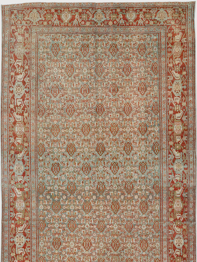 Antique Persian Malayer Long Runner, No.32704 - Galerie Shabab