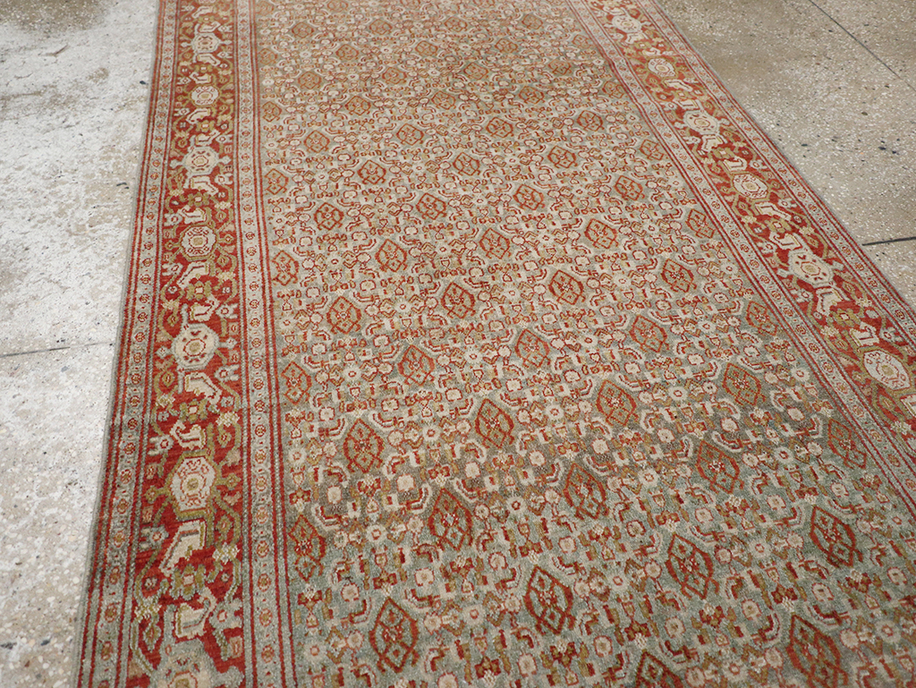 Antique Persian Malayer Long Runner, No.32704 - Galerie Shabab