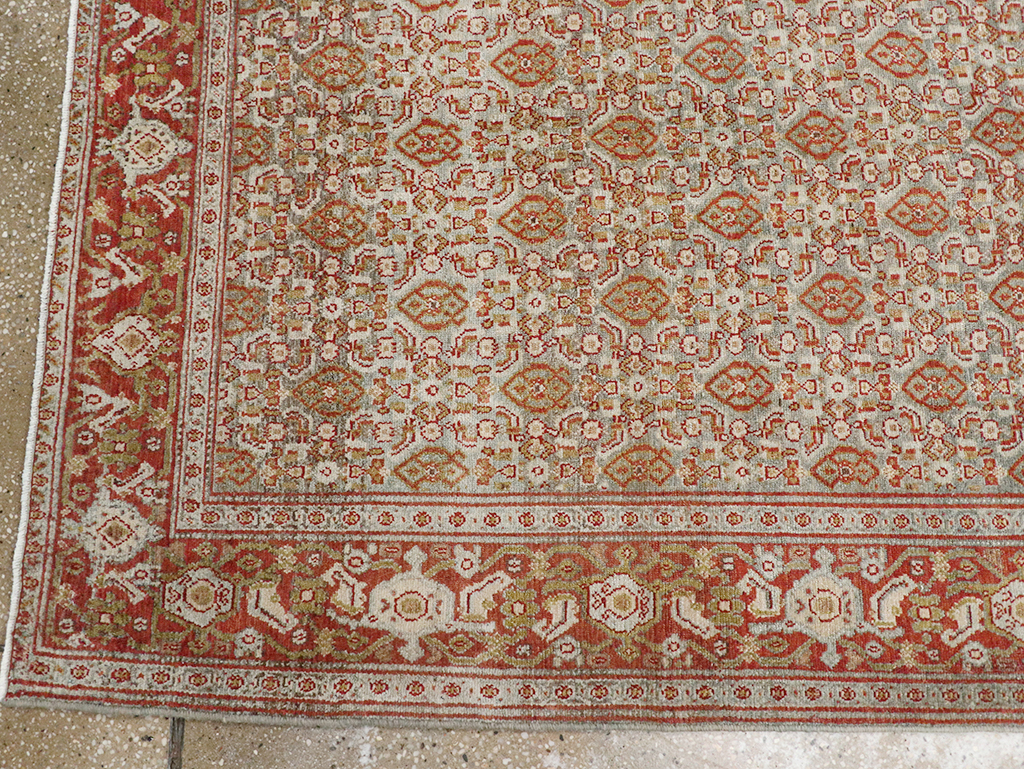 Antique Persian Malayer Long Runner, No.32704 - Galerie Shabab