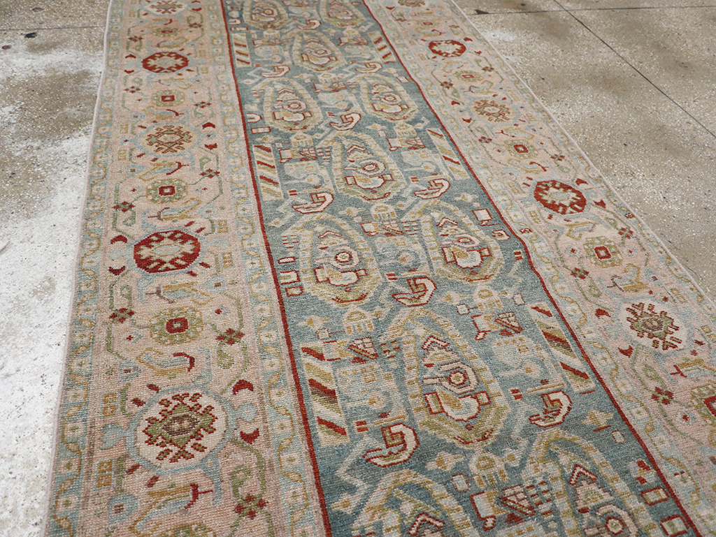 Vintage Persian Malayer Long Runner, No.32705 - Galerie Shabab
