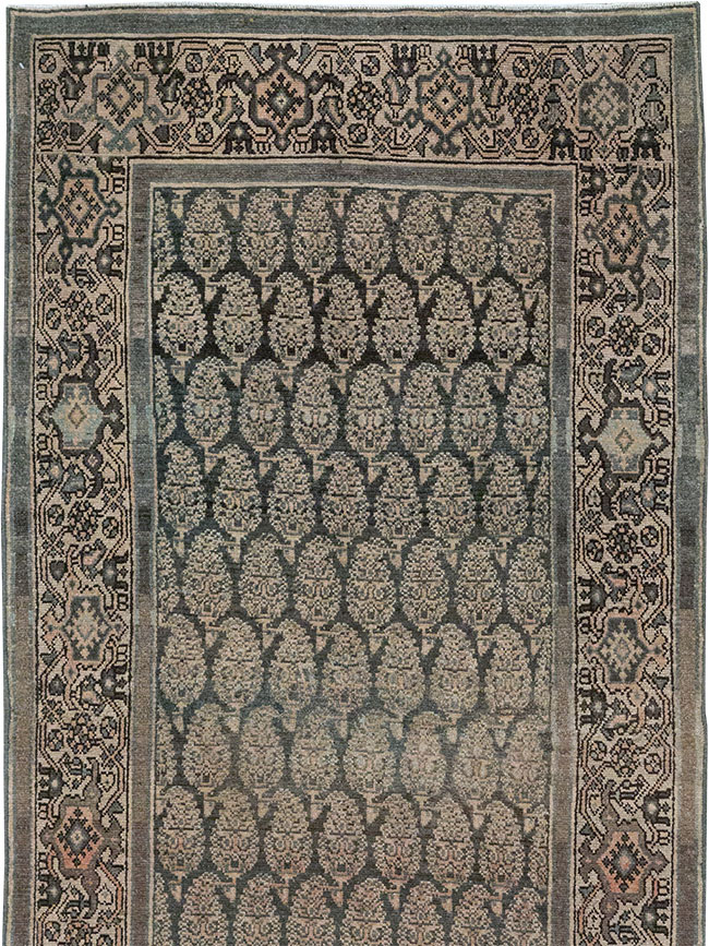 Vintage Persian Malayer Long Runner, No.32706 - Galerie Shabab