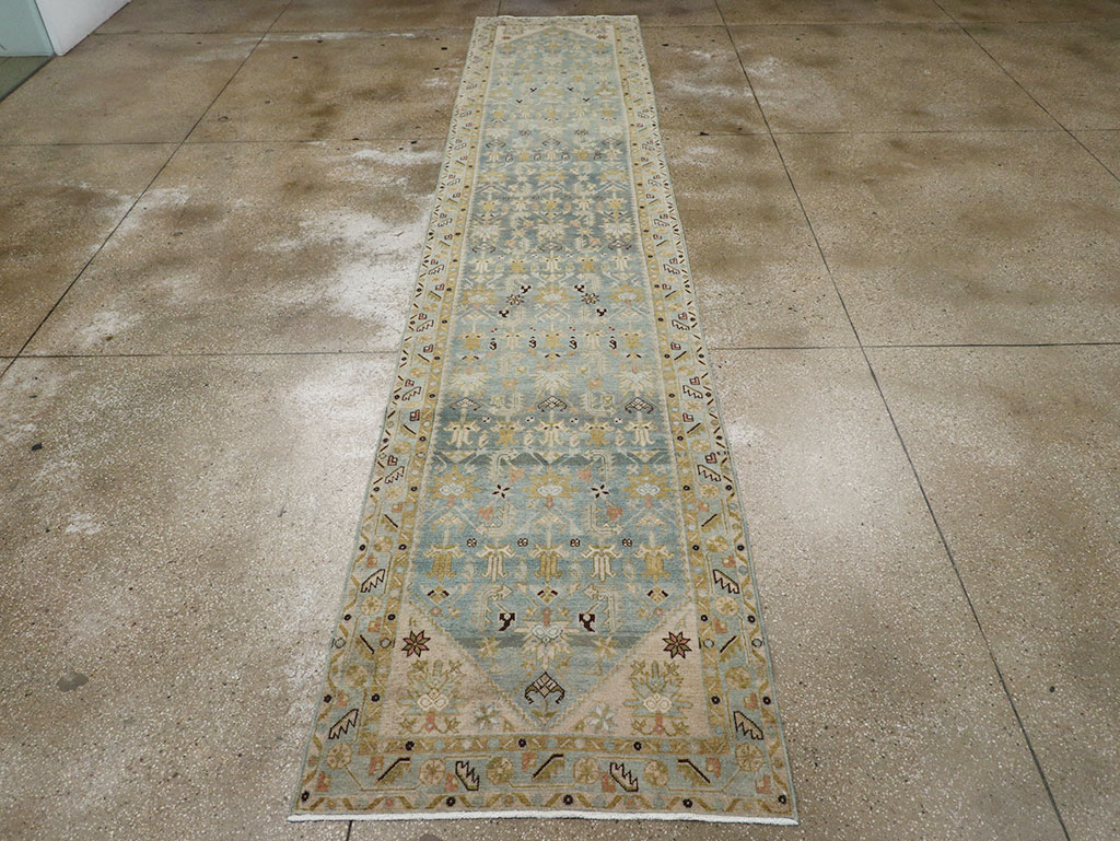 Vintage Persian Malayer Long Runner, No.32710 - Galerie Shabab