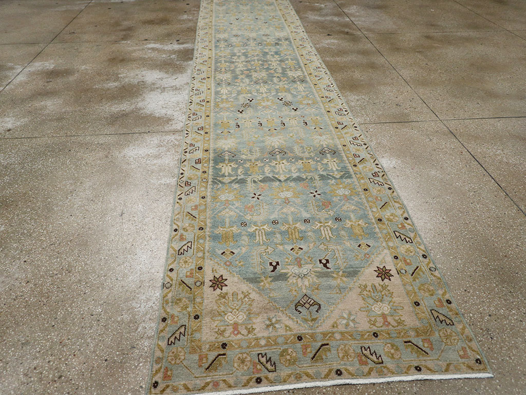 Vintage Persian Malayer Long Runner, No.32710 - Galerie Shabab
