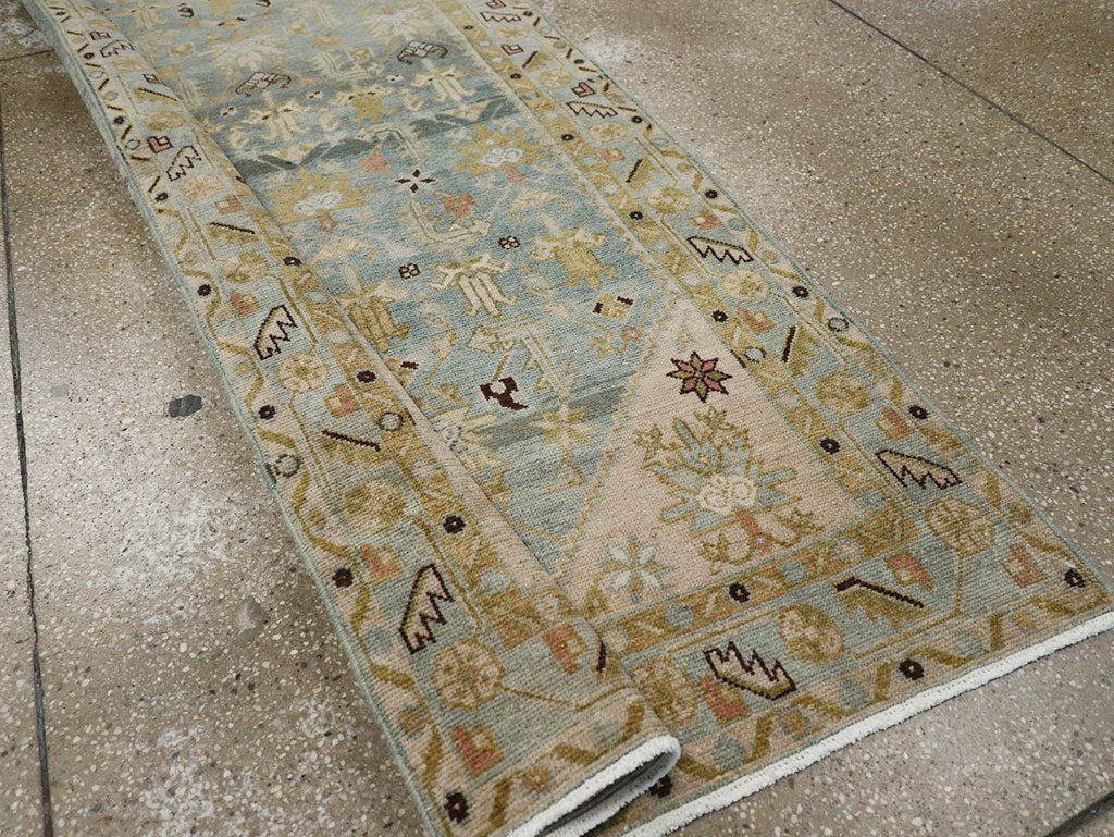 Vintage Persian Malayer Long Runner, No.32710 - Galerie Shabab