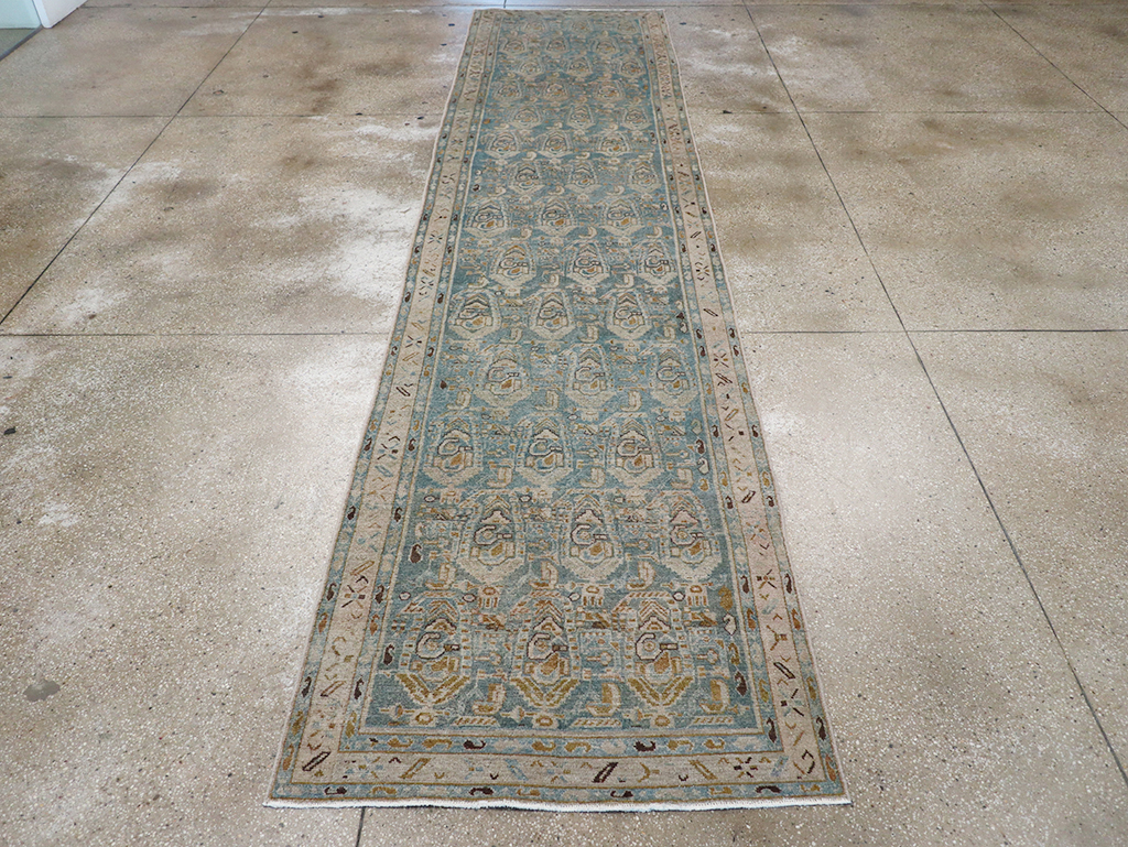 Vintage Persian Malayer Long Runner, No.32711 - Galerie Shabab
