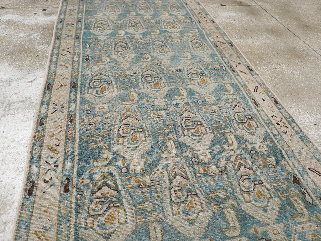 Vintage Persian Malayer Long Runner, No.32711 - Galerie Shabab