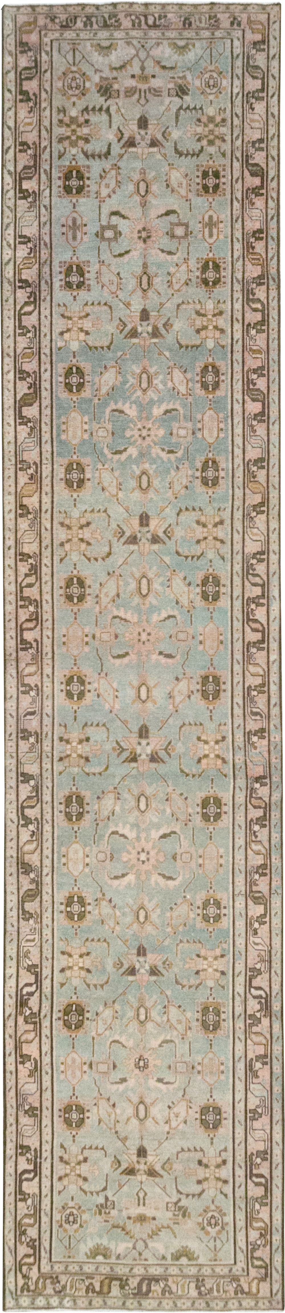 Vintage Persian Malayer Long Runner, No.32712 - Galerie Shabab