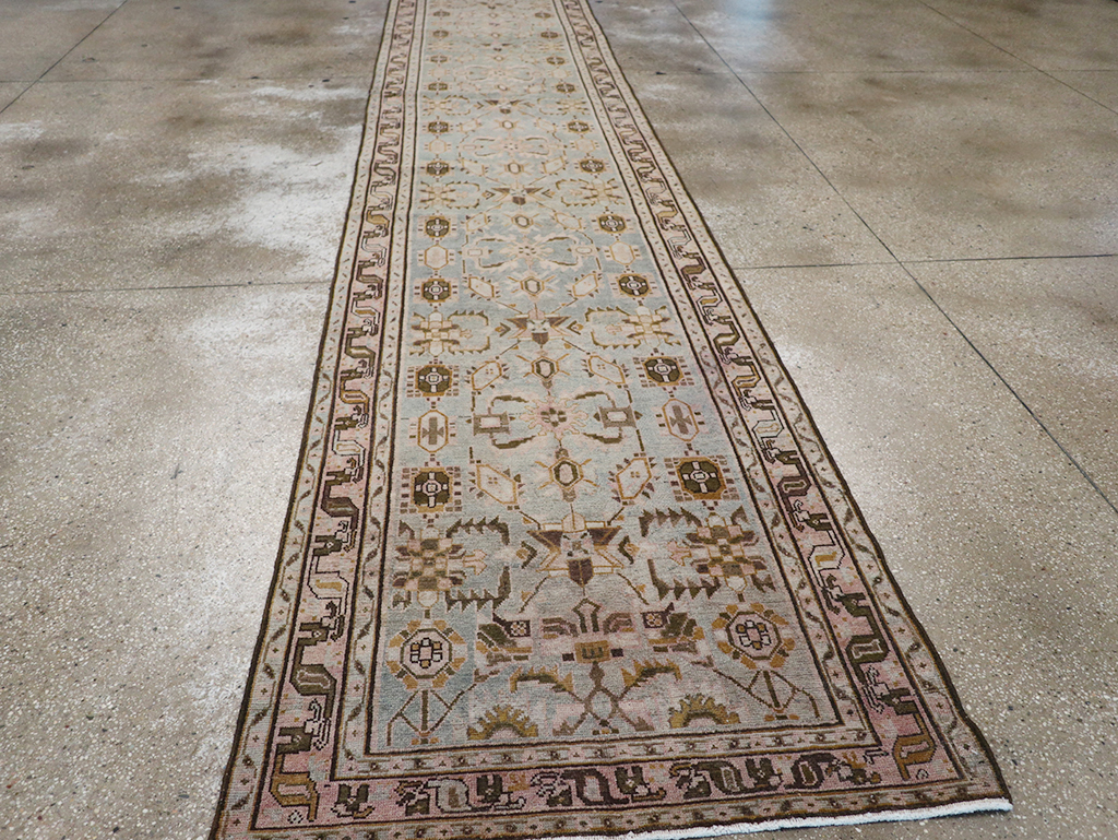 Vintage Persian Malayer Long Runner, No.32712 - Galerie Shabab