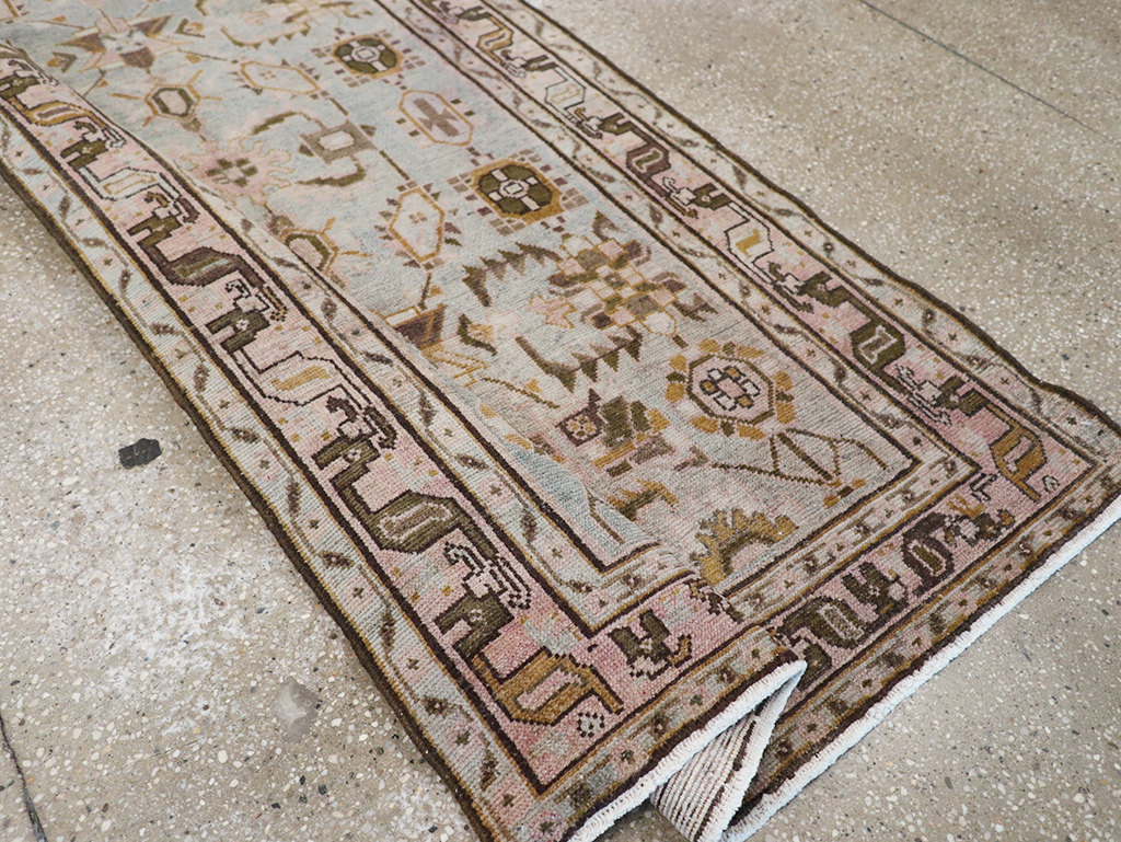 Vintage Persian Malayer Long Runner, No.32712 - Galerie Shabab