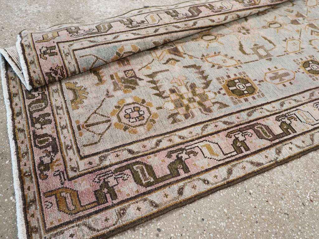 Vintage Persian Malayer Long Runner, No.32712 - Galerie Shabab