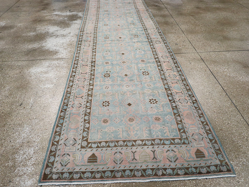 Vintage Persian Malayer Runner, No.32713 - Galerie Shabab