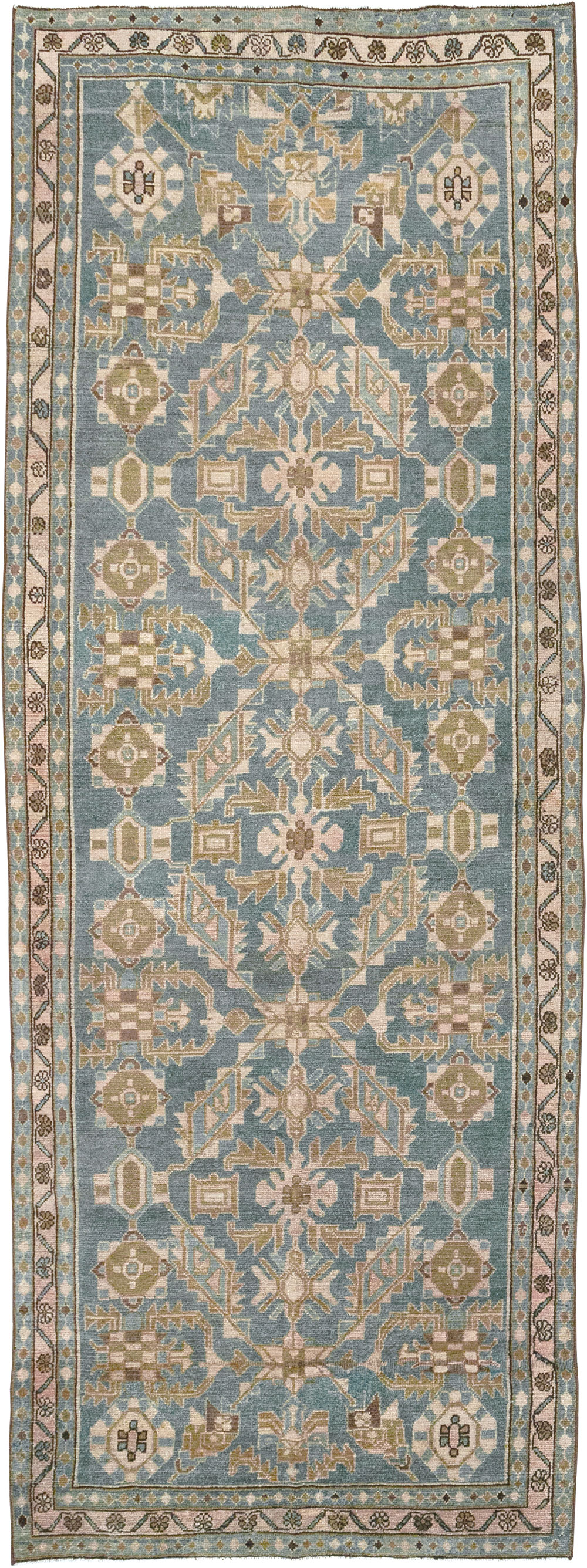 Vintage Persian Malayer Runner, No.32714 - Galerie Shabab