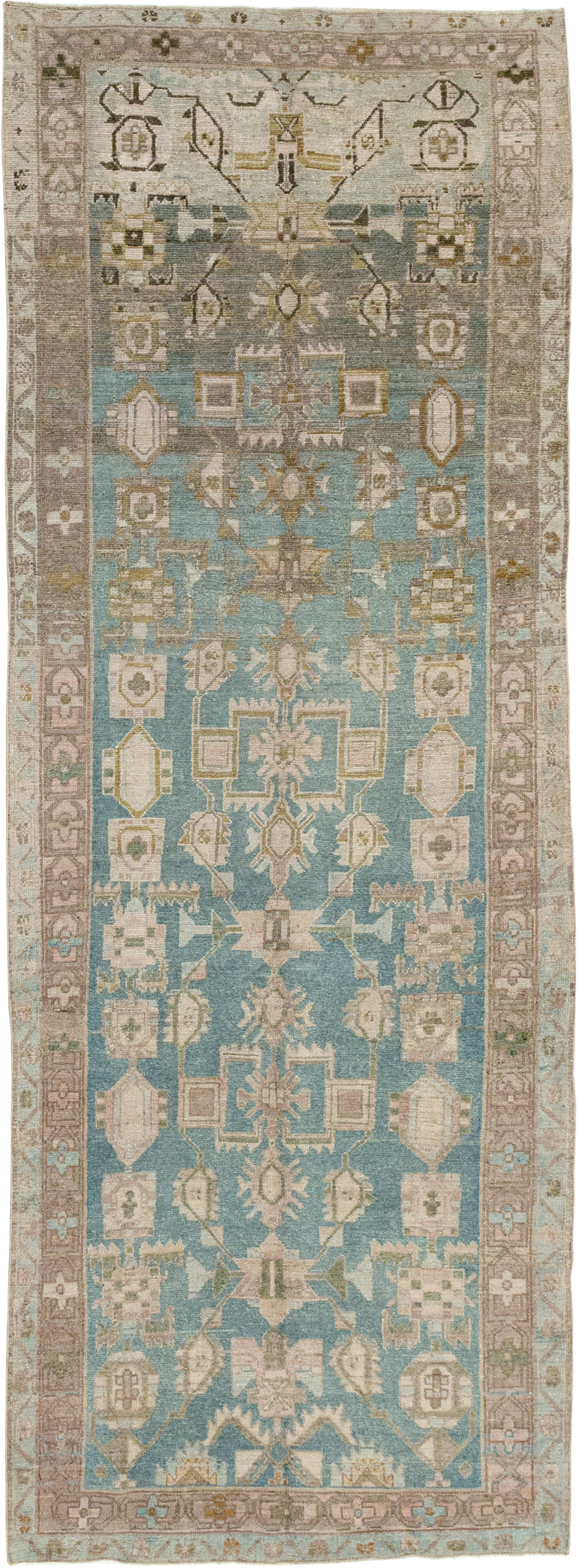Vintage Persian Malayer Runner, No.32715 - Galerie Shabab