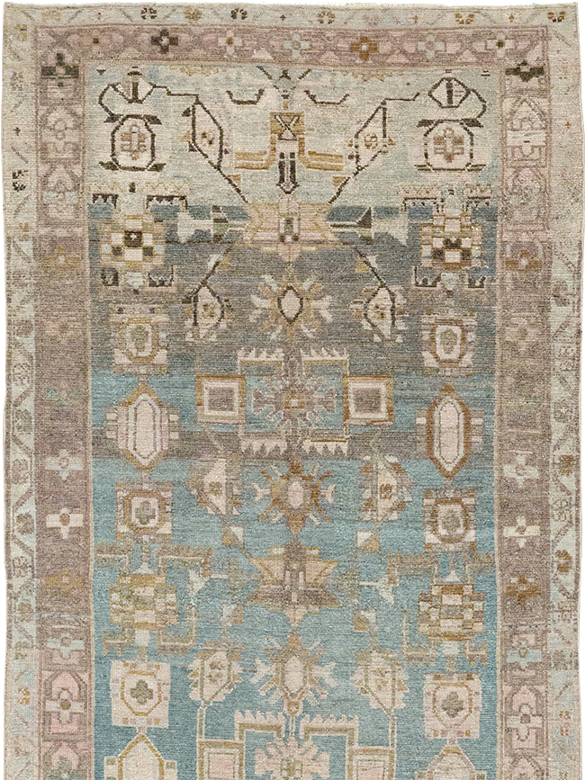 Vintage Persian Malayer Runner, No.32715 - Galerie Shabab
