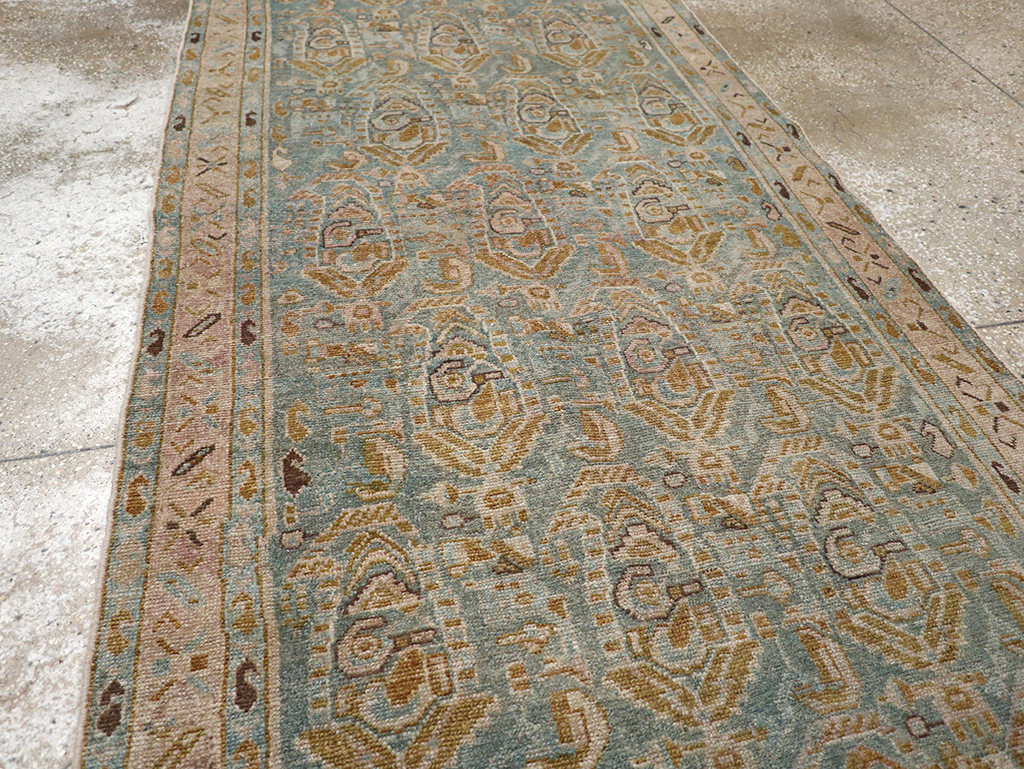 Vintage Persian Malayer Long Runner, No.32718 - Galerie Shabab
