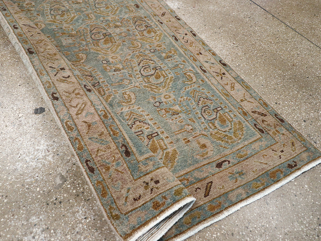 Vintage Persian Malayer Long Runner, No.32718 - Galerie Shabab