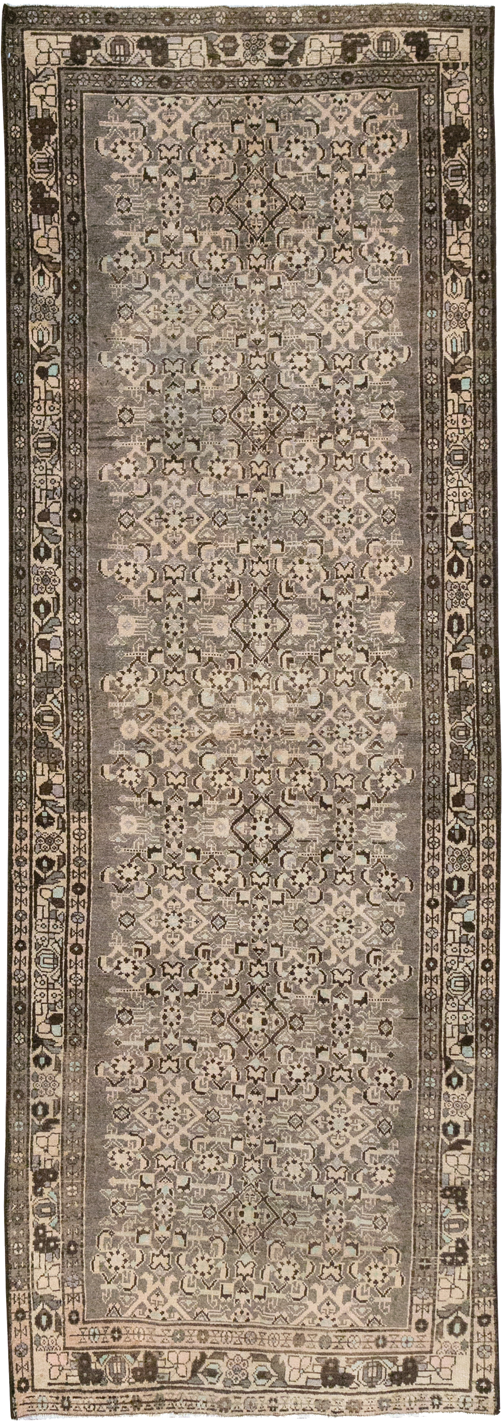 Vintage Persian Malayer Runner, No.32722 - Galerie Shabab
