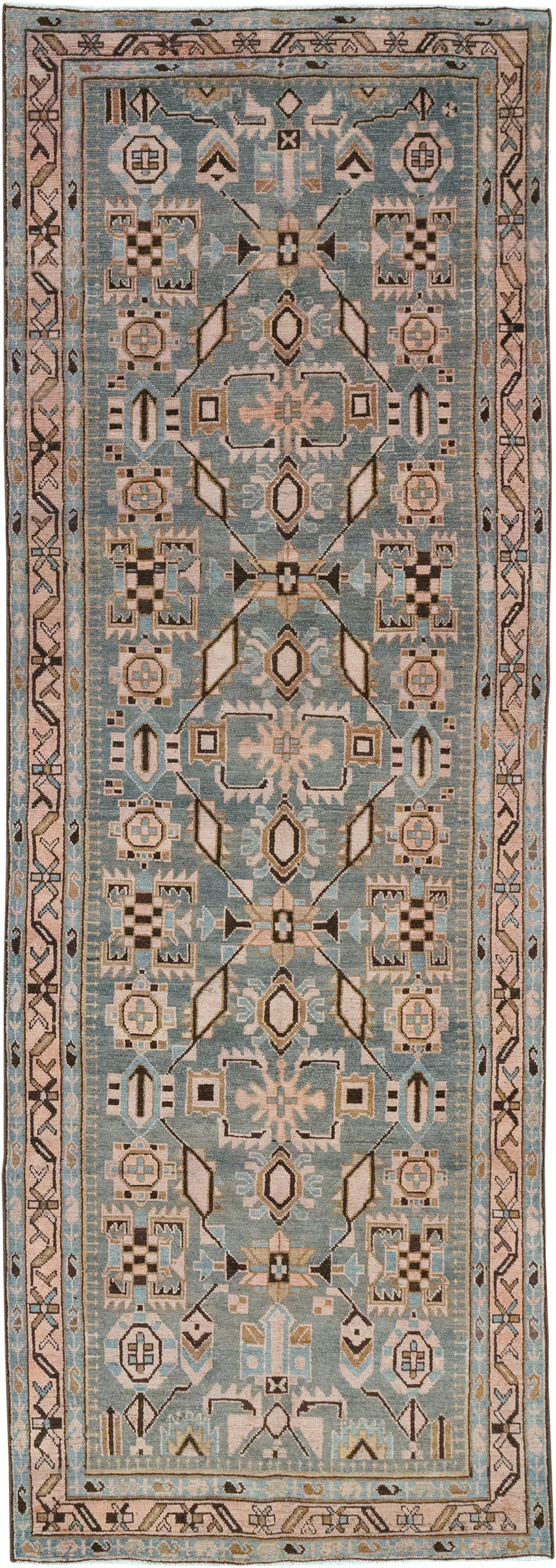Vintage Persian Malayer Runner, No.32726 - Galerie Shabab