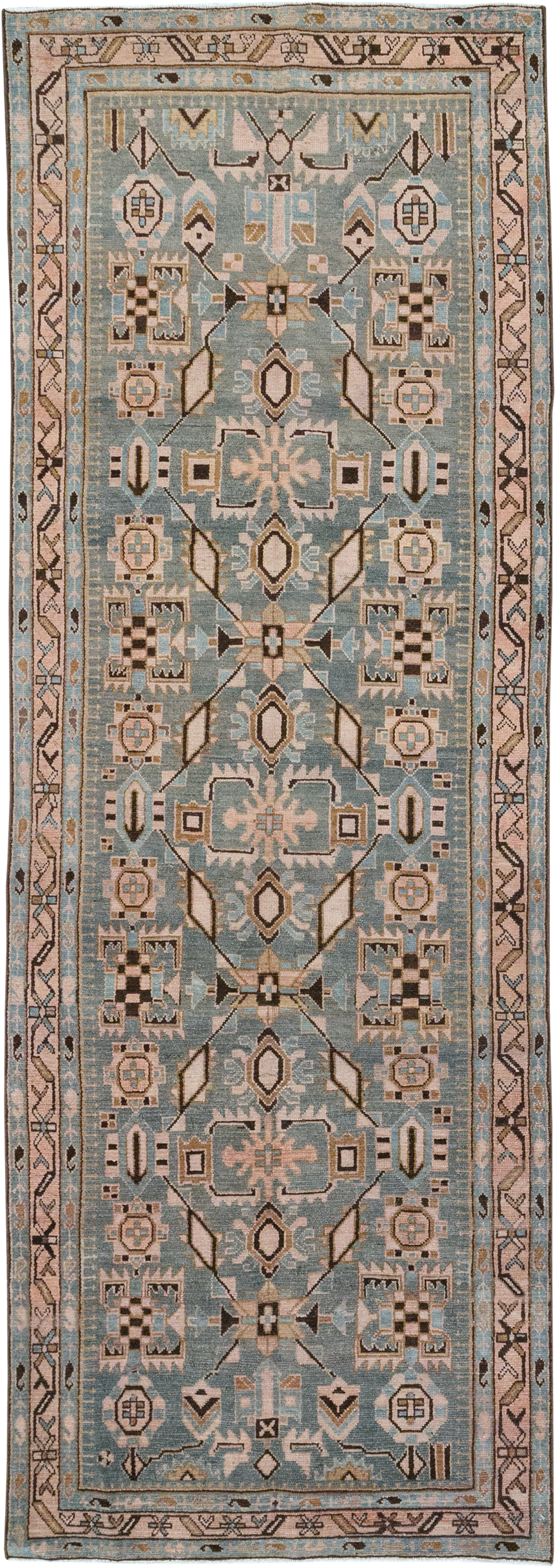 Vintage Persian Malayer Runner, No.32726 - Galerie Shabab