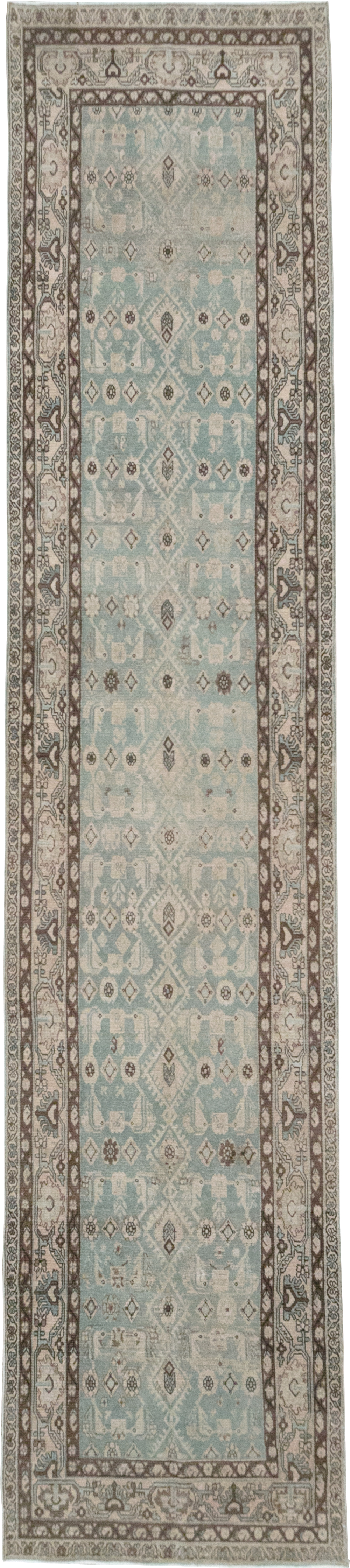 Vintage Persian Malayer Long Runner, No.32731 - Galerie Shabab