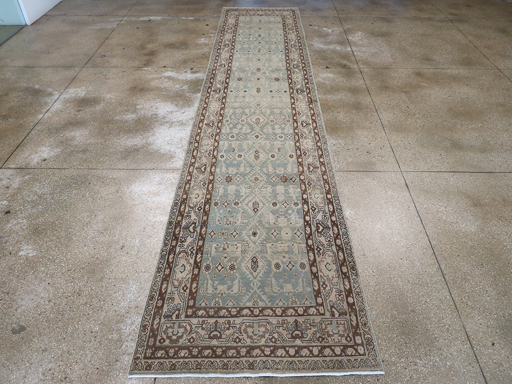 Vintage Persian Malayer Long Runner, No.32731 - Galerie Shabab