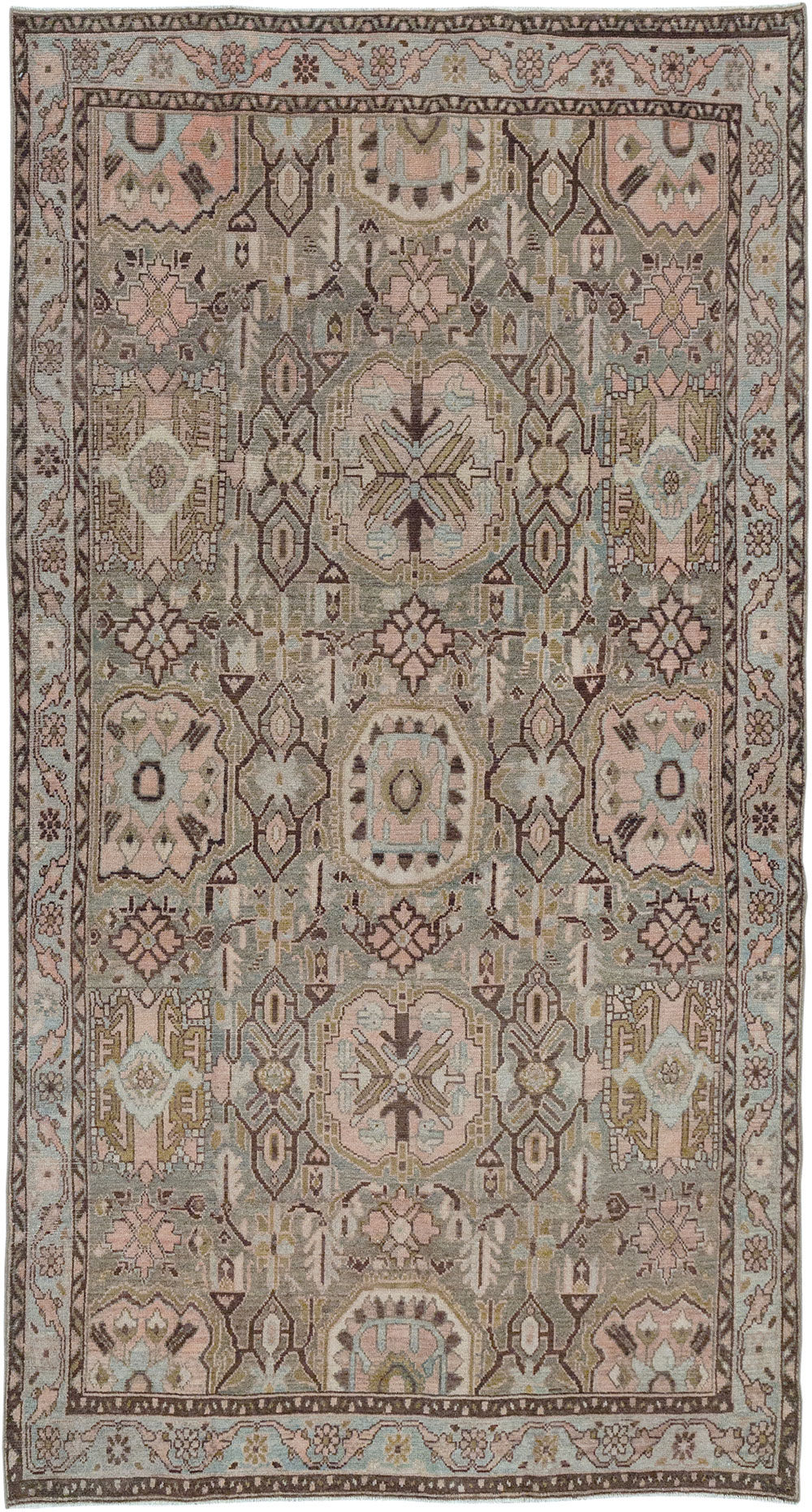 Vintage Persian Malayer Accent Rug, No.32733 - Galerie Shabab